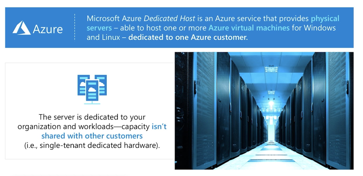 What is Azure Dedicated Host