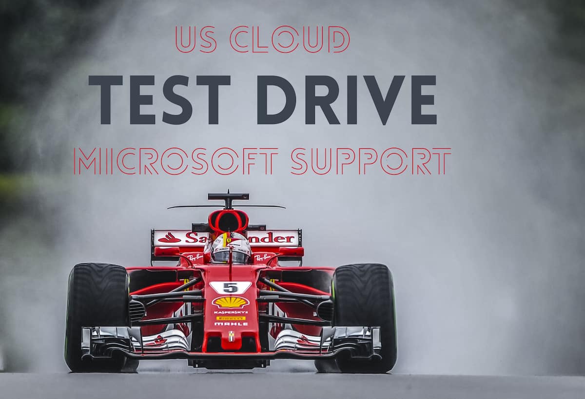 Test Drive US Cloud Microsoft Support Speed