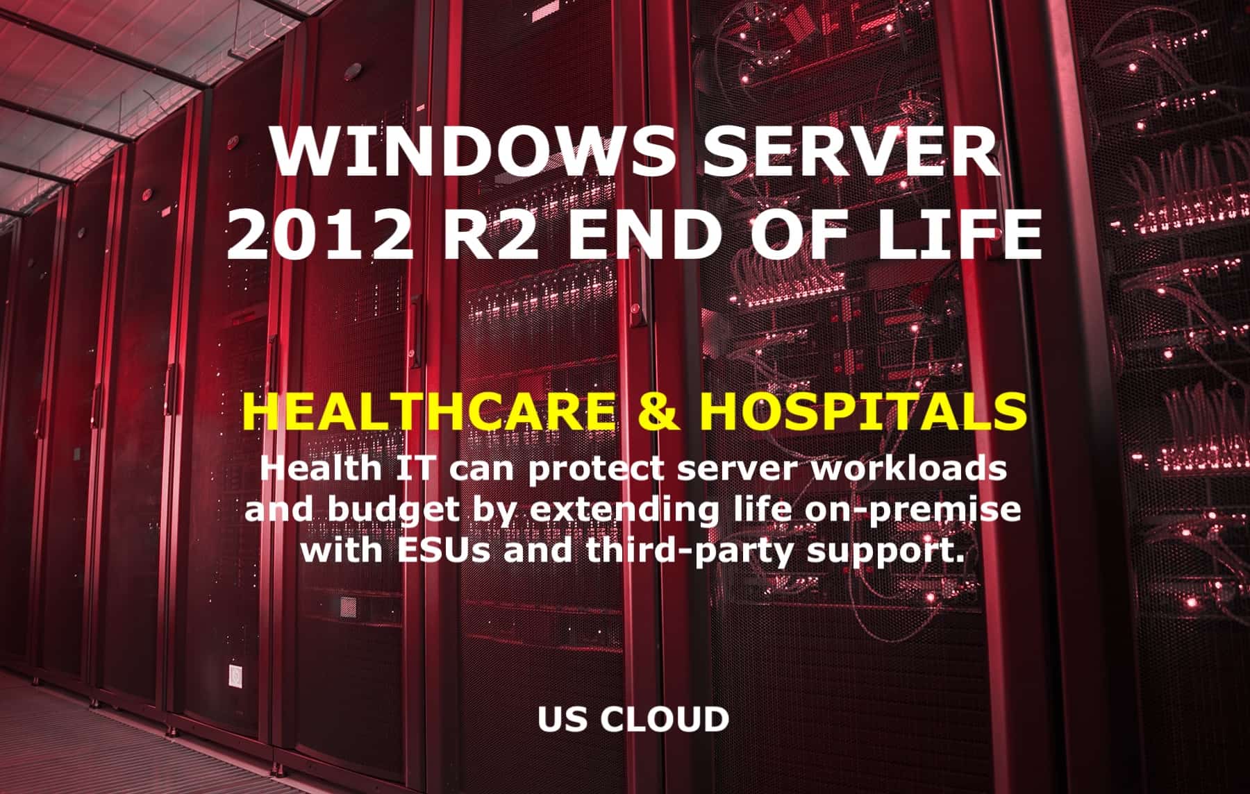Windows Server 2012 R2 End of Life for Healthcare and Hospitals