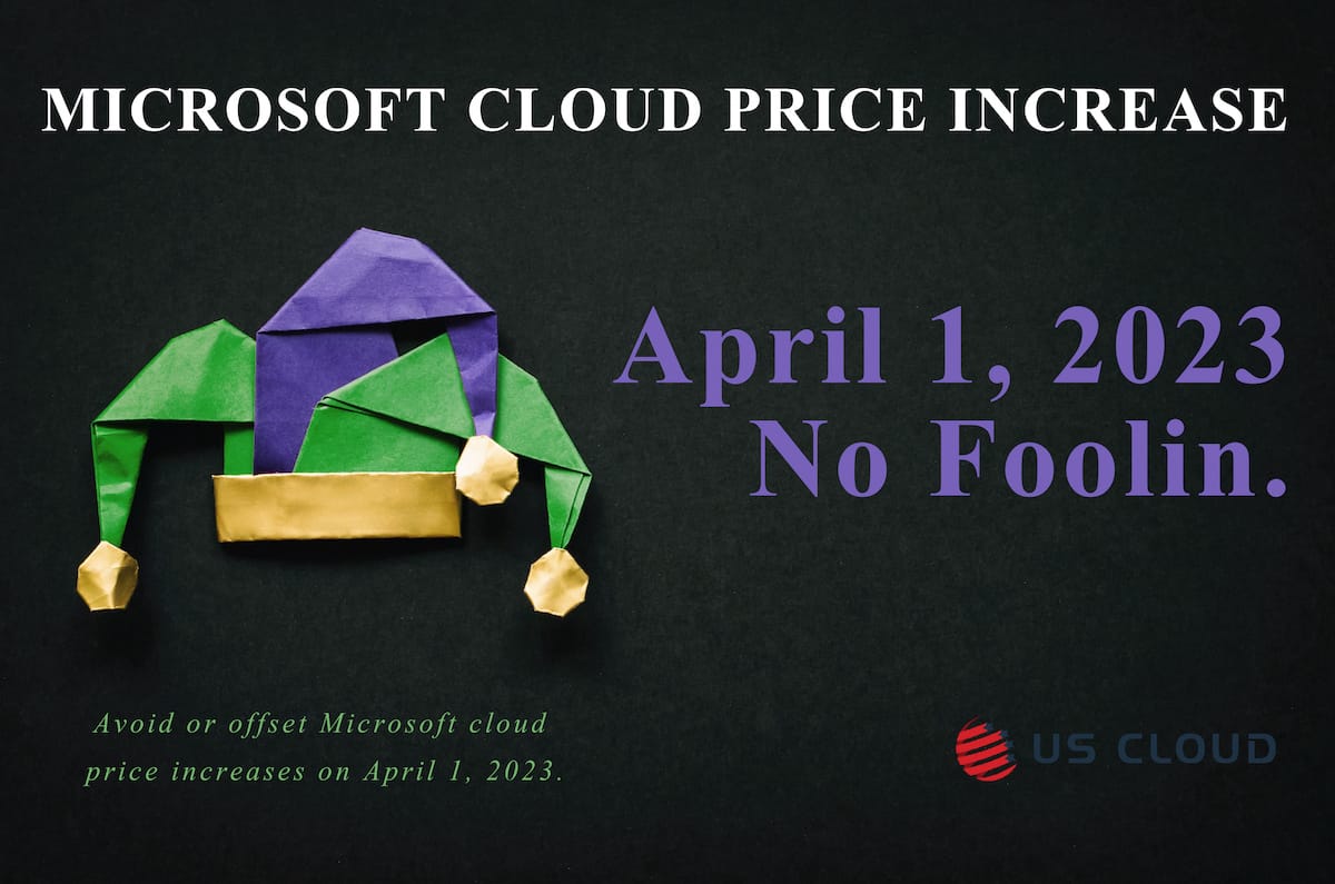 15% Price Increase for Microsoft Cloud Starting April 1, 2023