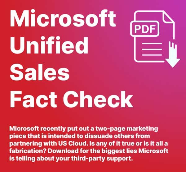 Download the Microsoft Unified Sales Fact Check Report