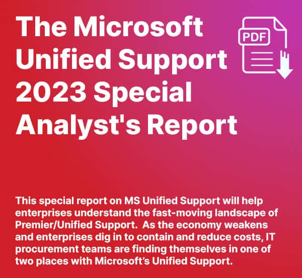 Microsoft Unified Support - Q3 2023 Analysts Report
