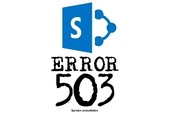 SharePoint support - 503 error