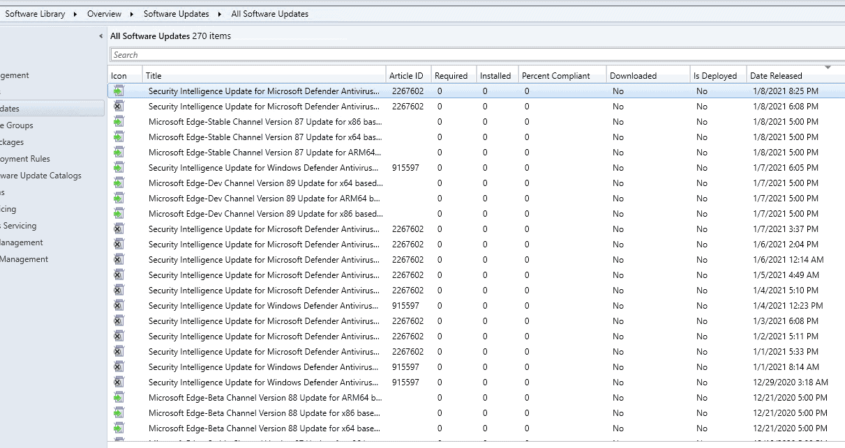 System Center Configuration Manager Support - US Cloud