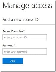Access ID for Microsoft Premier Support