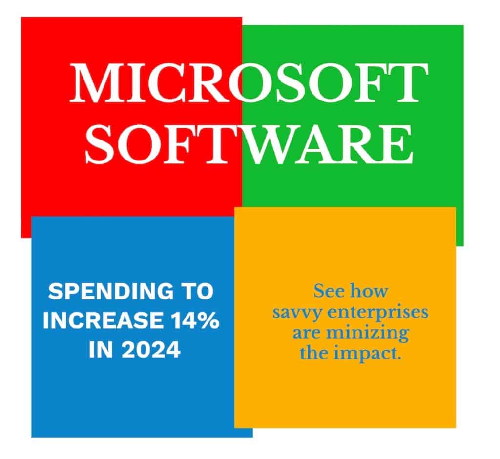 Microsoft Software Spending to Increase 14 percent in 2024