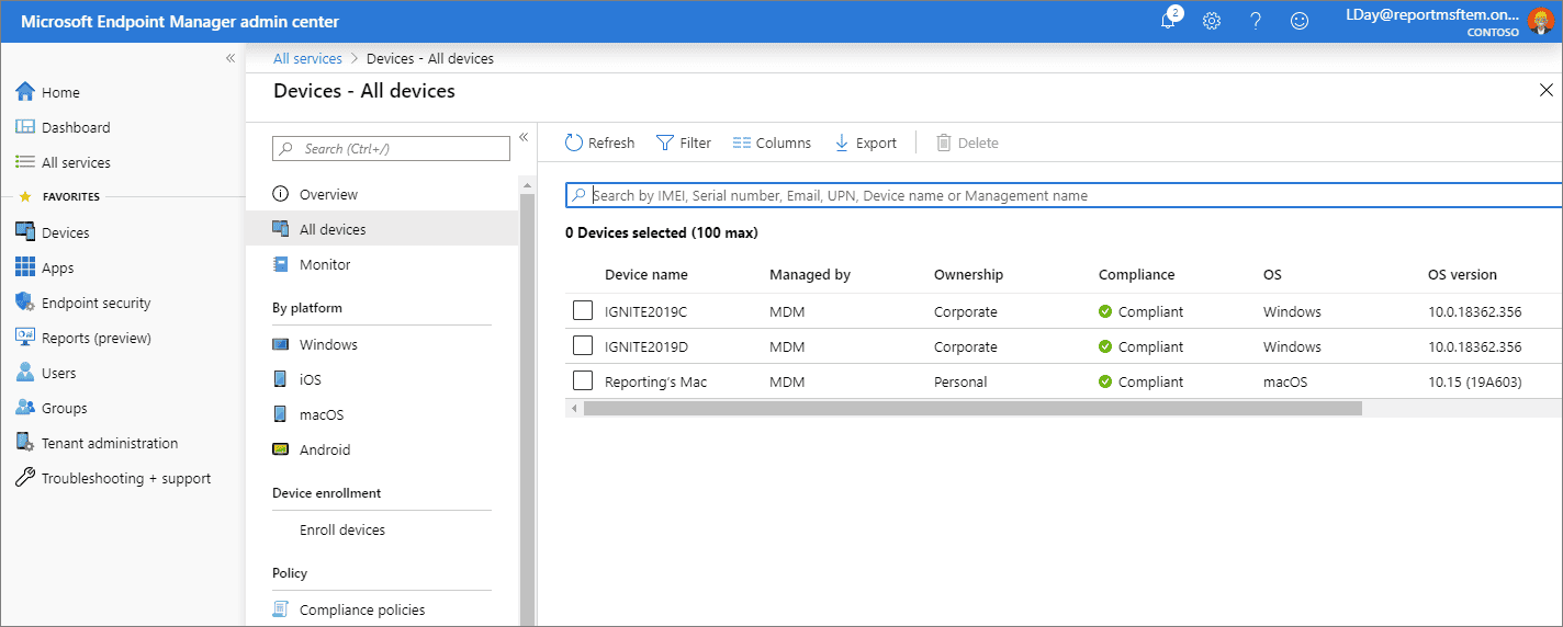 Microsoft Intune Support