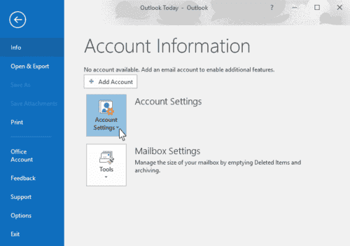 Outlook Support
