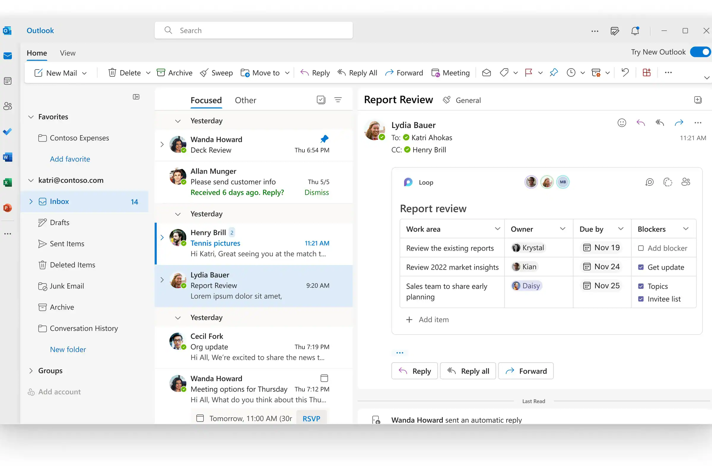 Outlook Support