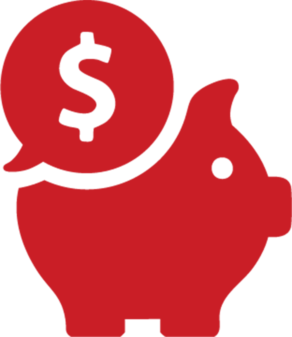 Icon Piggy Bank US Cloud is 30% to 50% LESS than Unified Support.