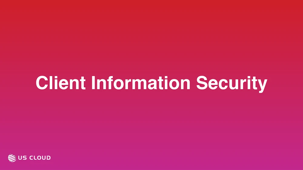 Client Information Security