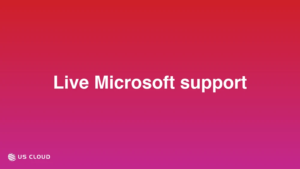 Live Microsoft support