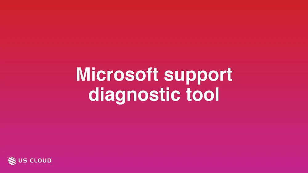 Microsoft support diagnostic tool